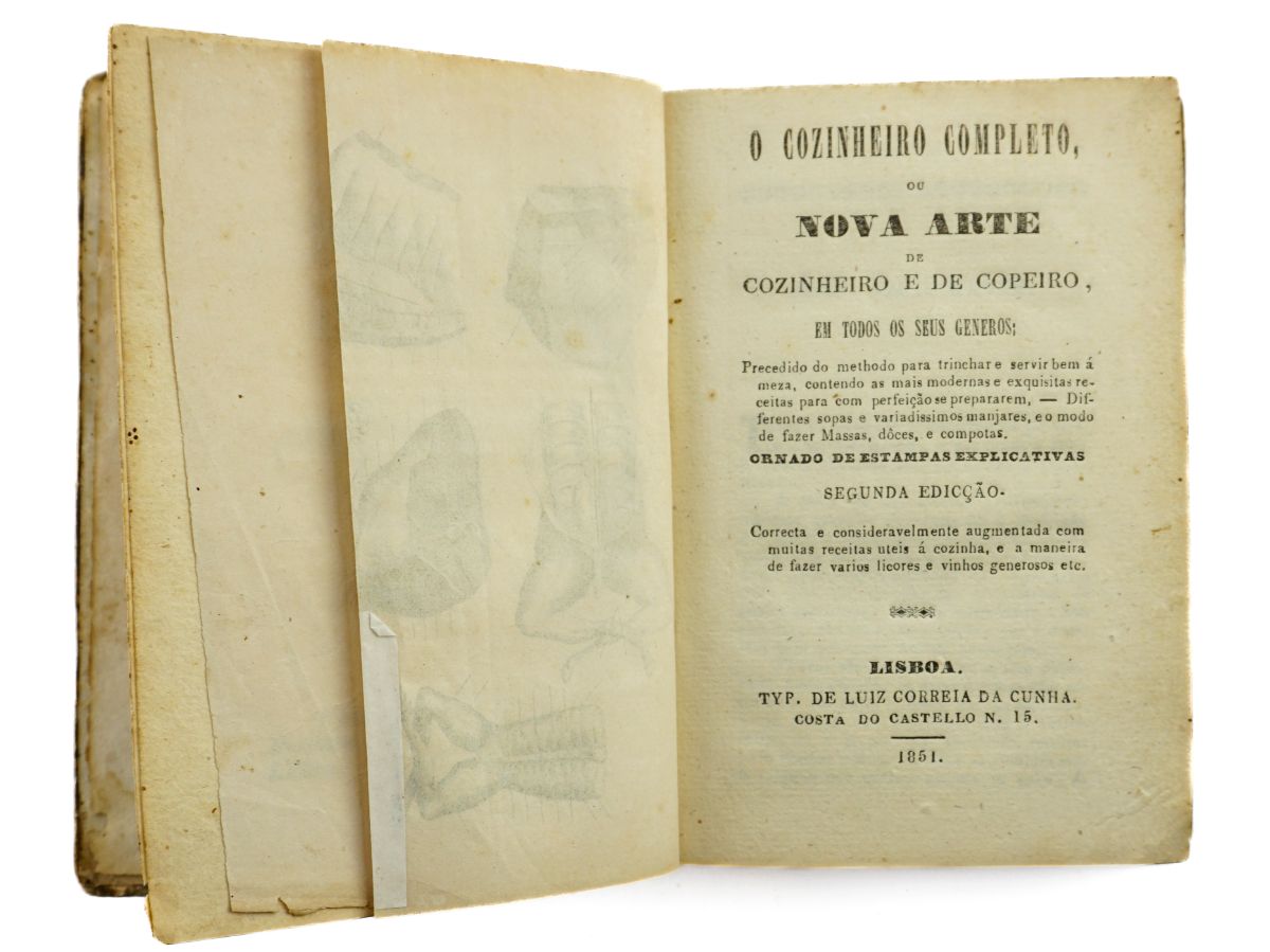 O Cozinheiro Completo ou Nova Arte de Cozinheiro e de Copeiro (1851)
