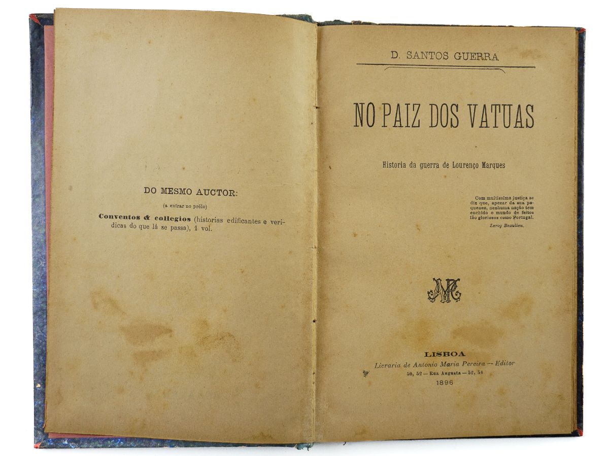 No Paiz dos Vatuas – História da Guerra de Lourenço Marques (1896)