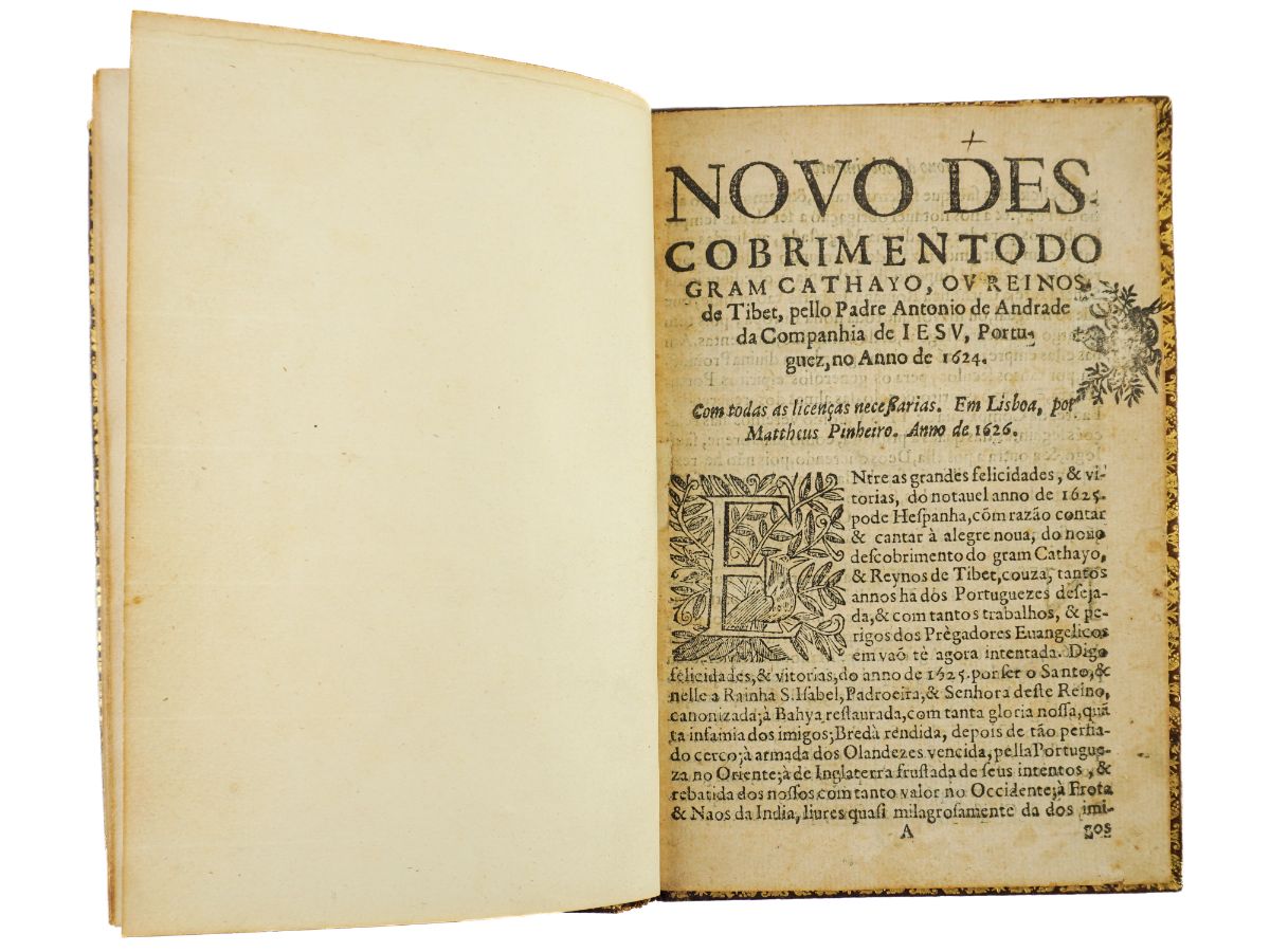 Novo Descobrimento do Gram Cathayo, ou Reinos de Tibet – 1626