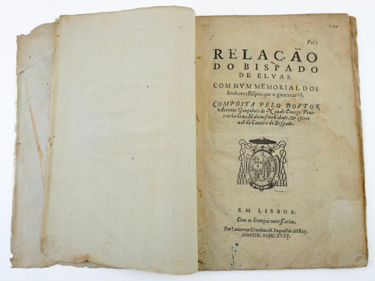 Relação do Bispado de Elvas – 1635