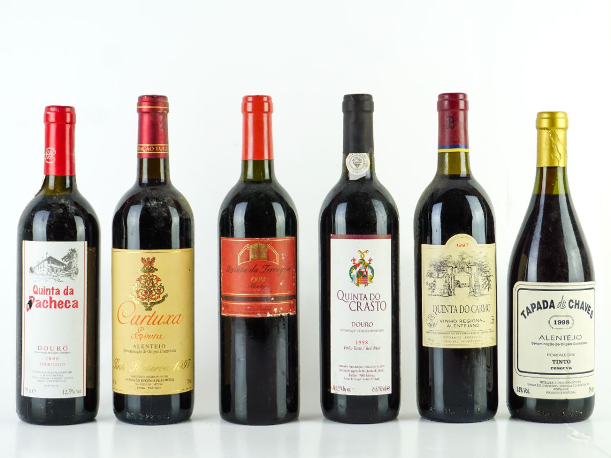 Lote de vinhos tintos portugueses selecionados