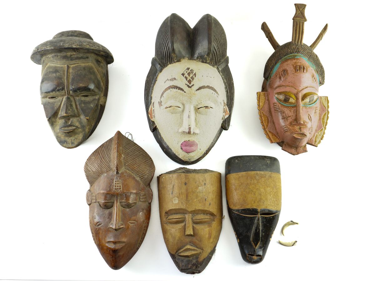 6 Máscaras africanas