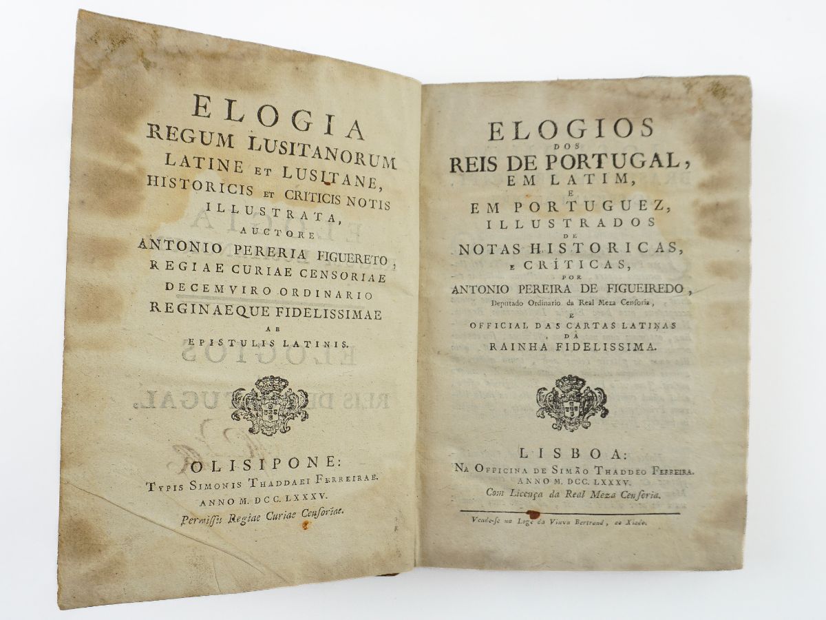 Elogios dos Reis de Portugal (1785)