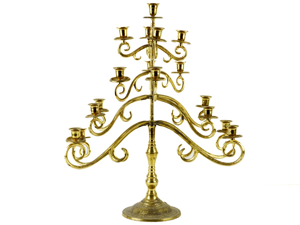 Candelabro em latão