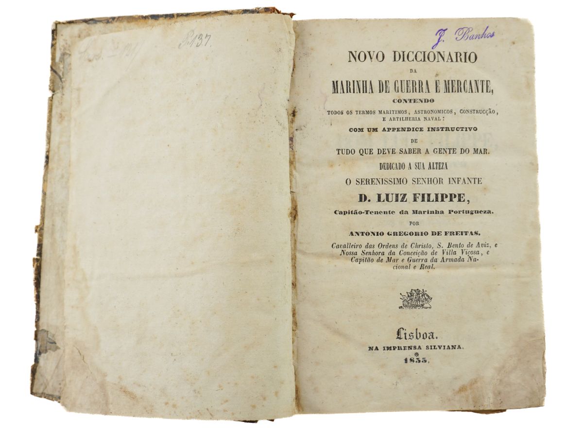 Novo Diccionario da Marinha de Guerra e Mercante (1855)