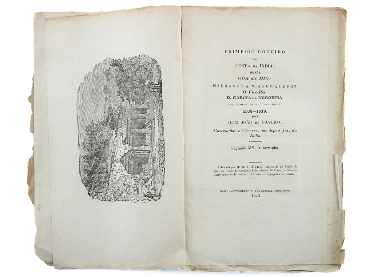 Primeiro Roteiro da Costa da India desde Goa ate Dio (1843)