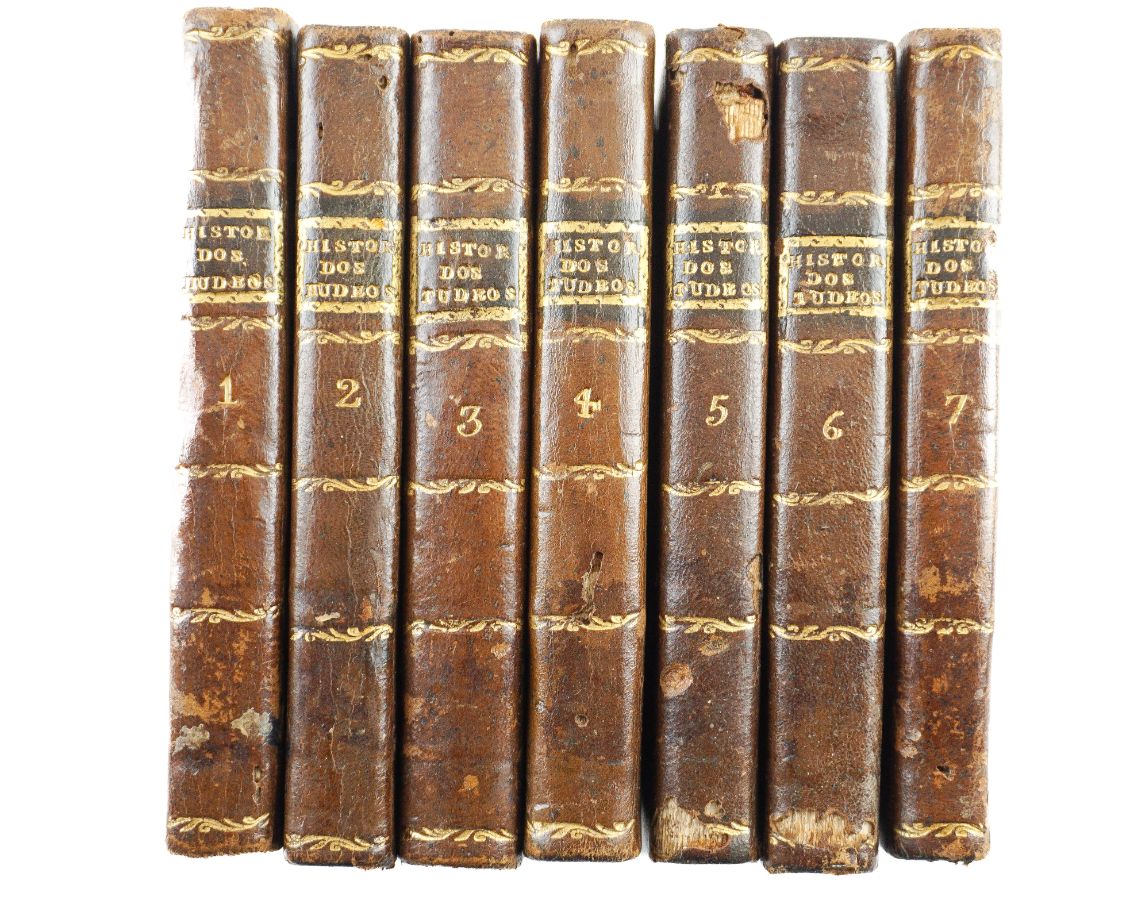 Historia dos judeos escrita por Flavio José com o titulo de Antiguidades Judaicas (1792- 1793)