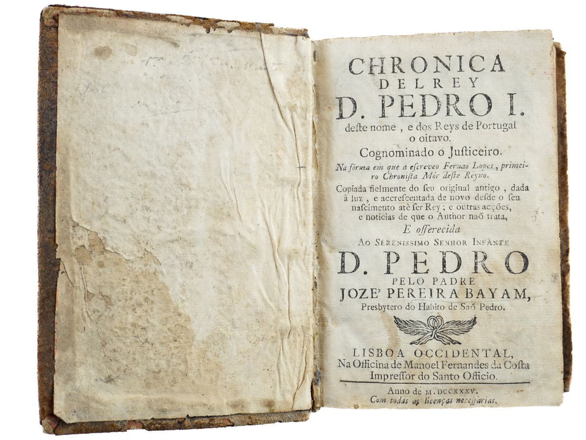 Fernão Lopes – Crónica del Rei D.Pedro I (1735)