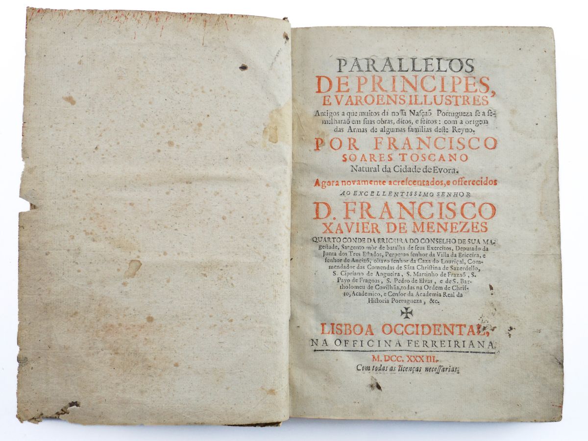 Parallelos De Principes, E Varoens Illustres (1733)