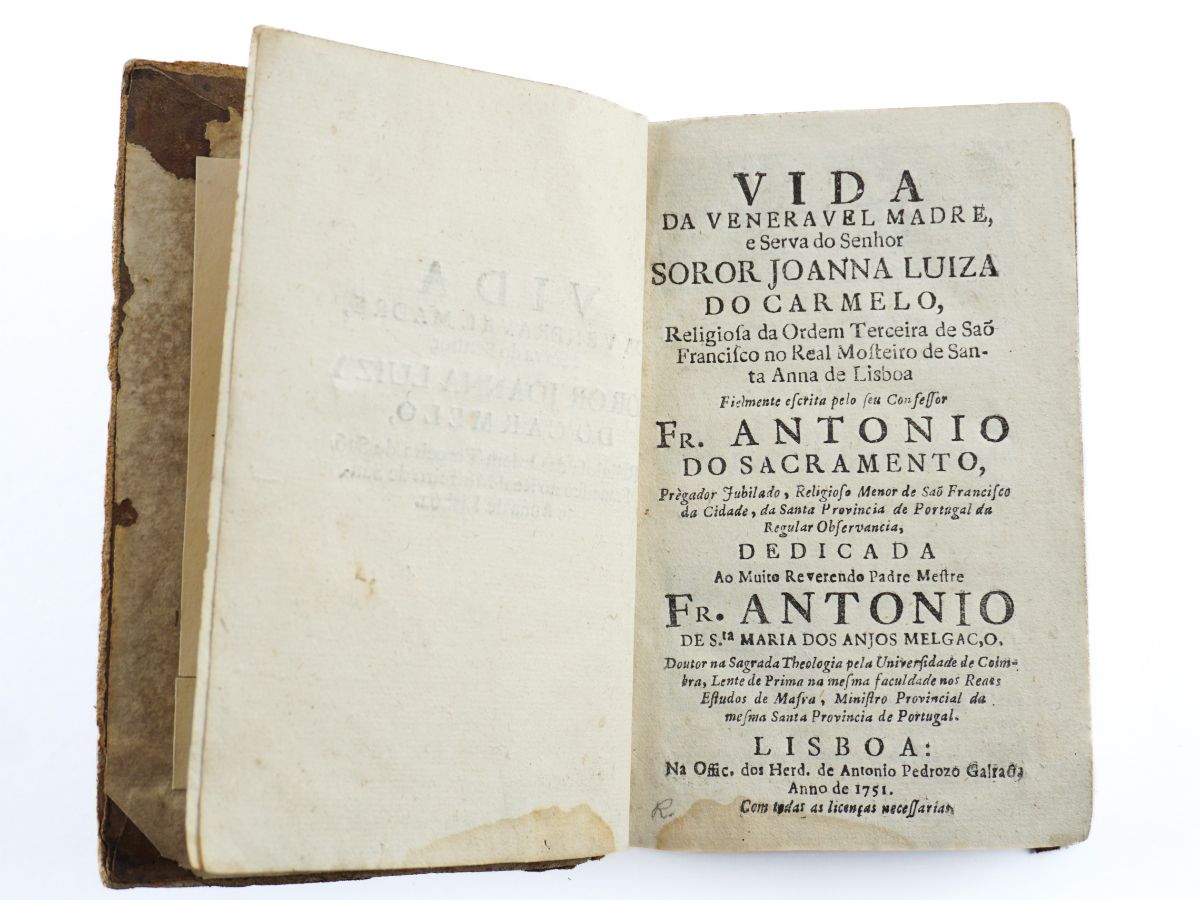 Vida da veneravel Madre Soror Joanna Luiza do Carmelo (1751)