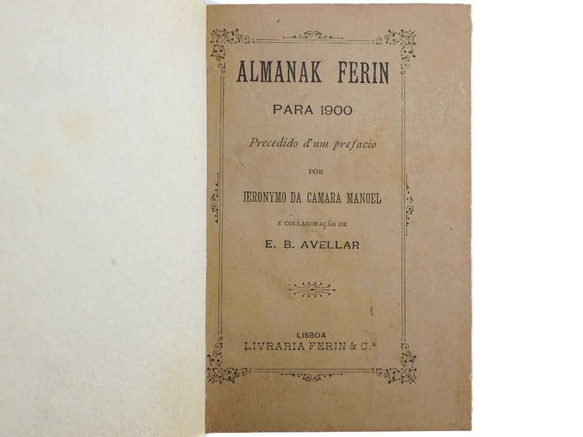 Almanaque Férin para 1900