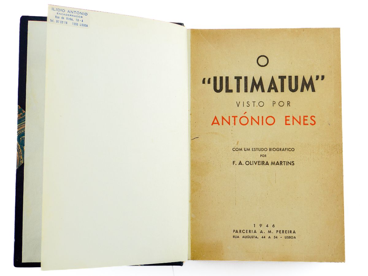 O Ultimatum visto por António Enes