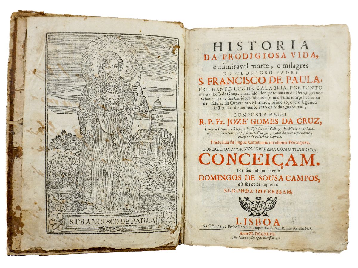 História da Prodigiosa Vida de S.Francisco de Paula (1743)