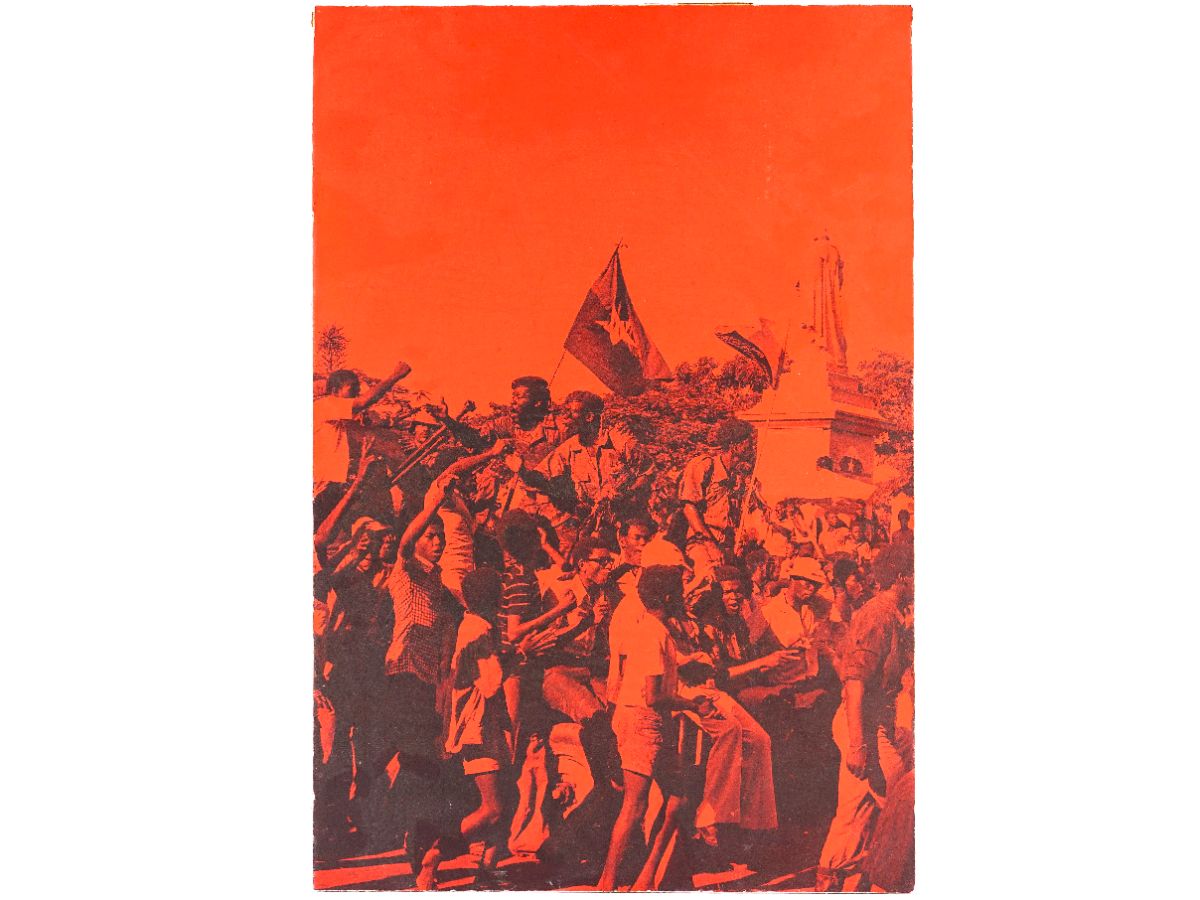 Poster da Revolução de Angola – Bandeira do MPLA
