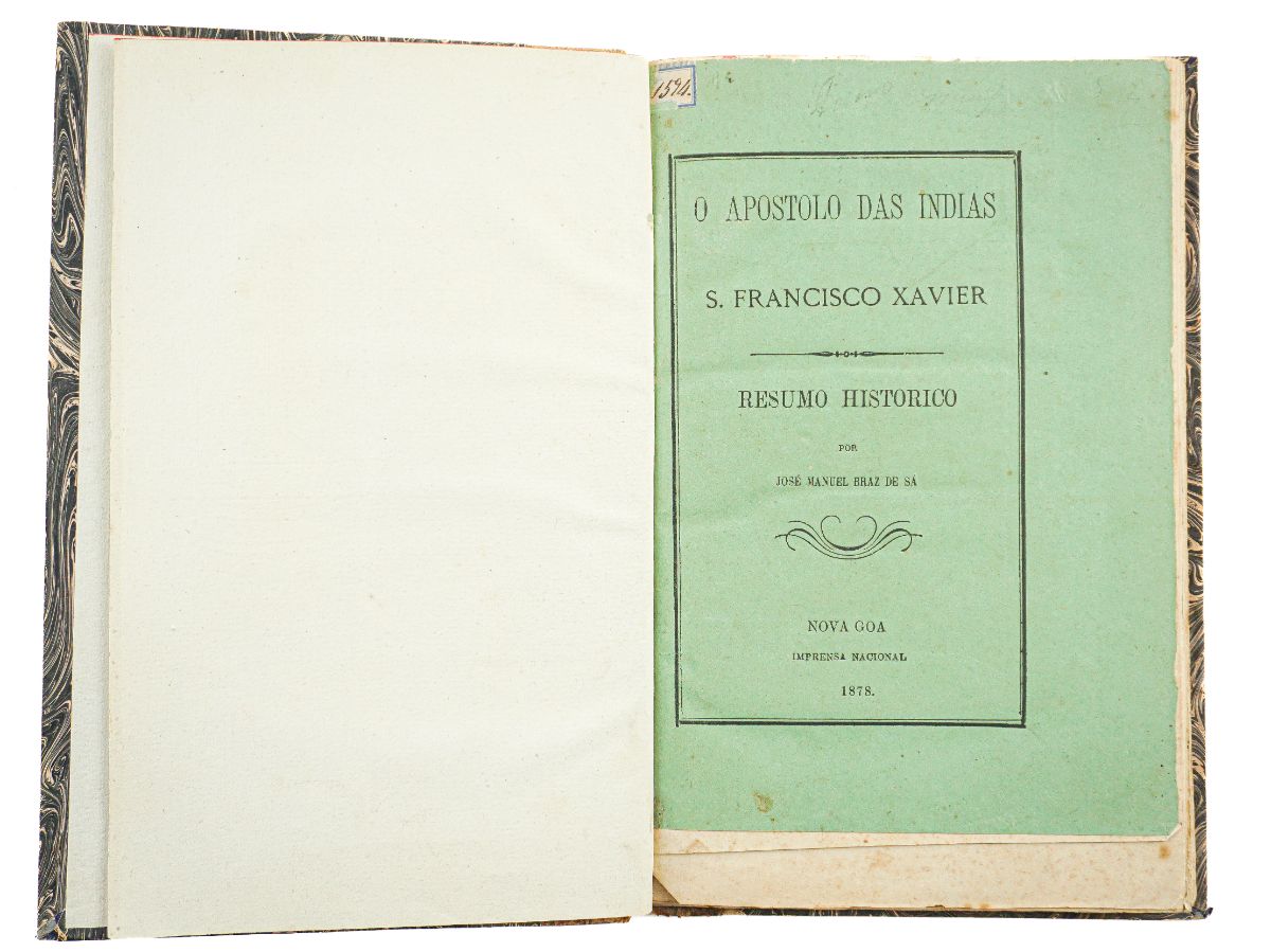 O apostolo das indias S. Francisco Xavier (1878)