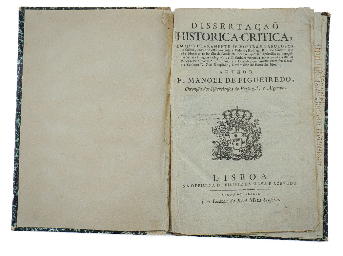 Dissertação Histórico-Critica – Origens do culto a Nossa Senhora da Nazaré (1786)