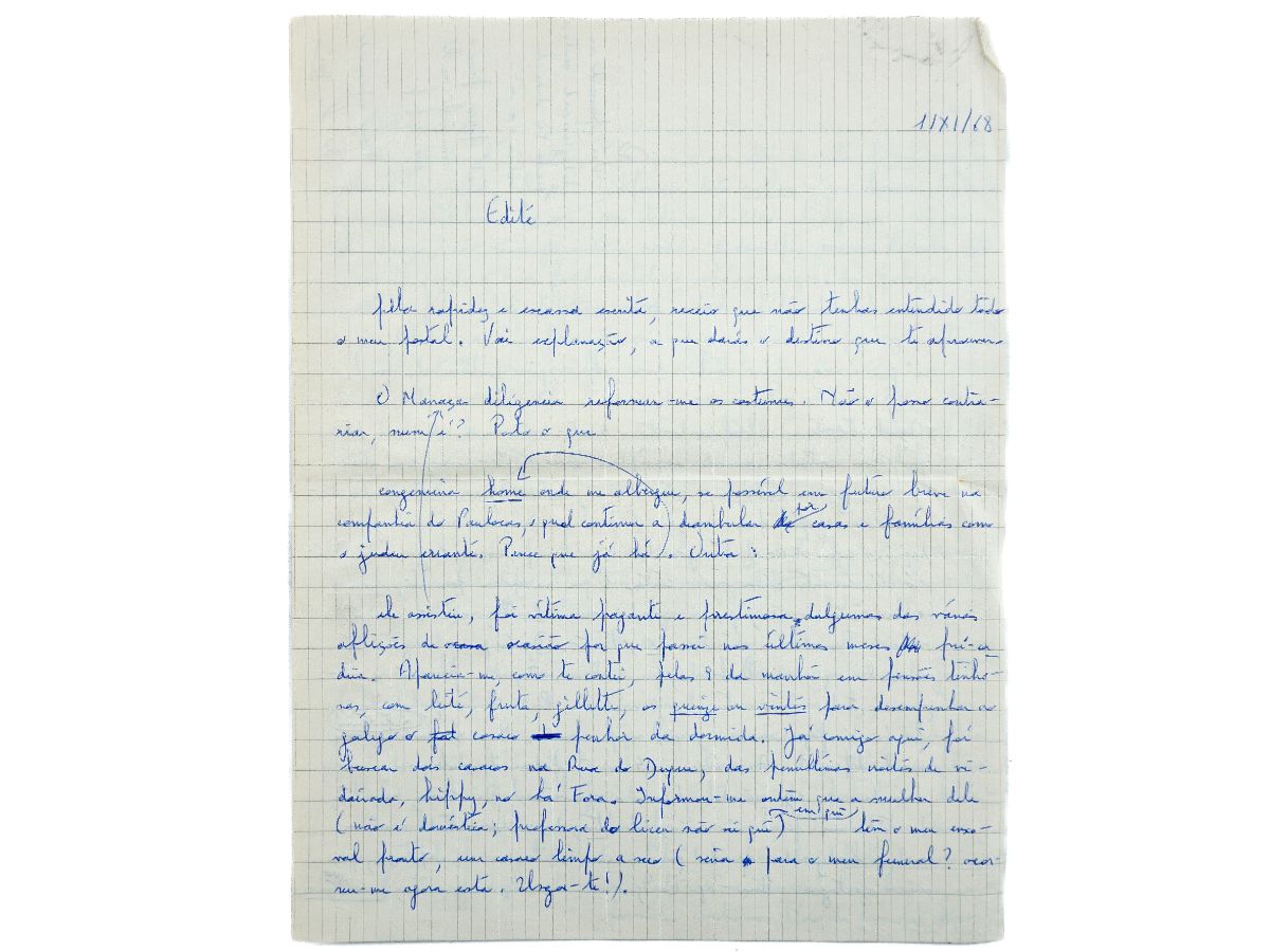 Manuscritos Luiz Pacheco - prisão