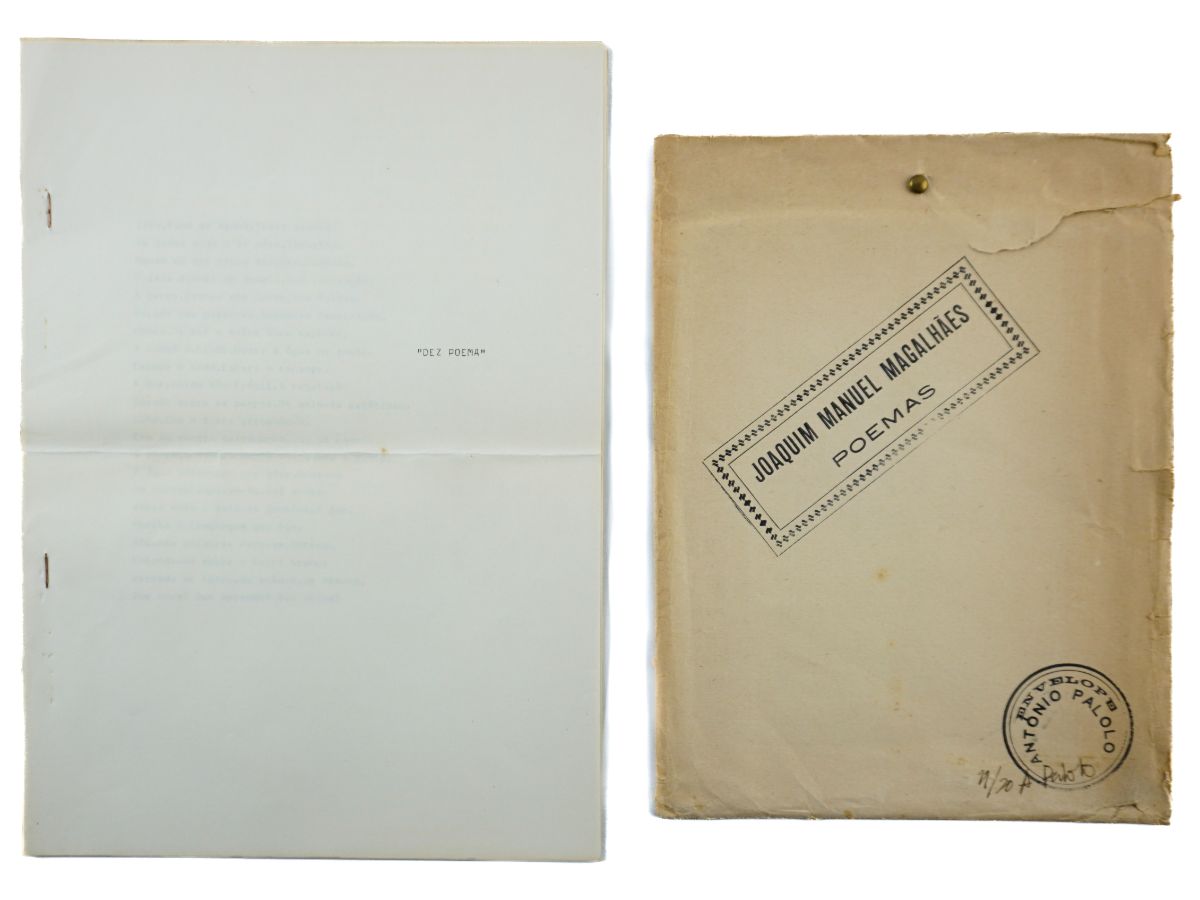 Envelope Joaquim Manuel Magalhães - António Palolo