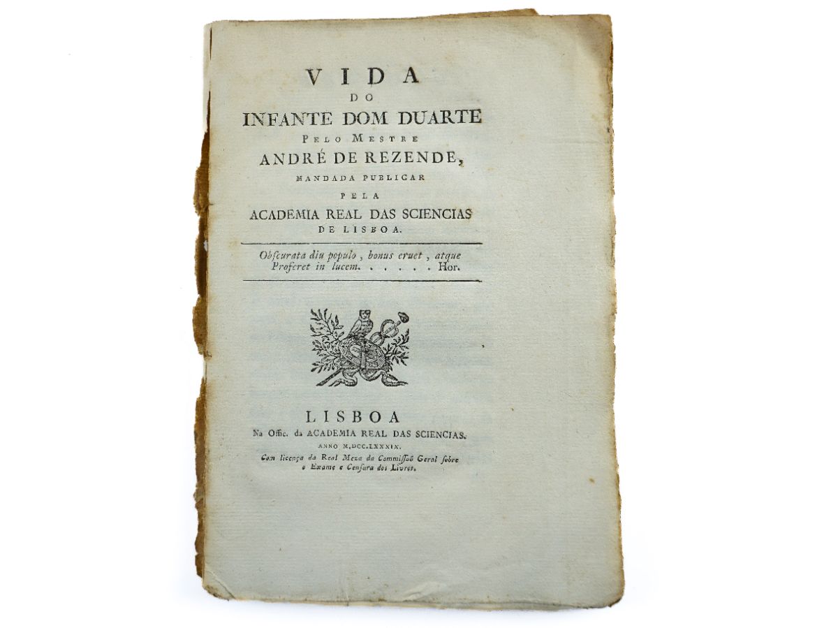 Vida do Infante D. Duarte (1789)