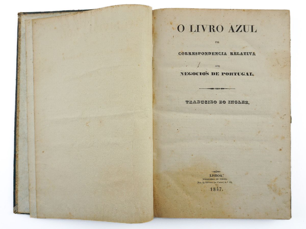 O Livro Azul ou a Correspondência Relativa aos Negocios de Portugal