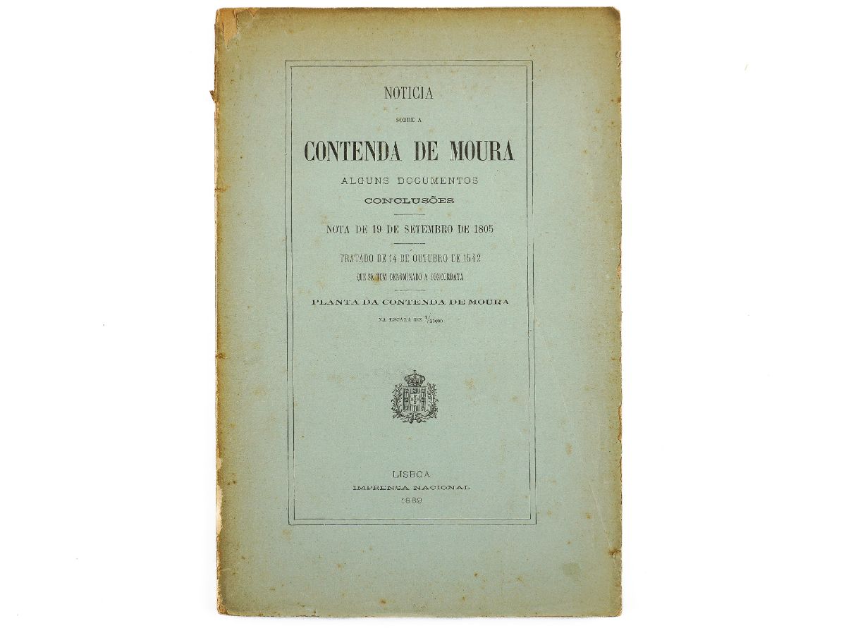 Notícia sobre a Contenda de Moura