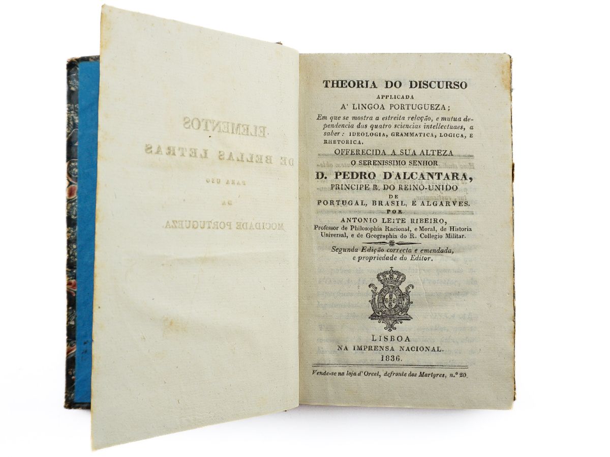 Theoria do discurso, applicada á lingua portugueza (1836)
