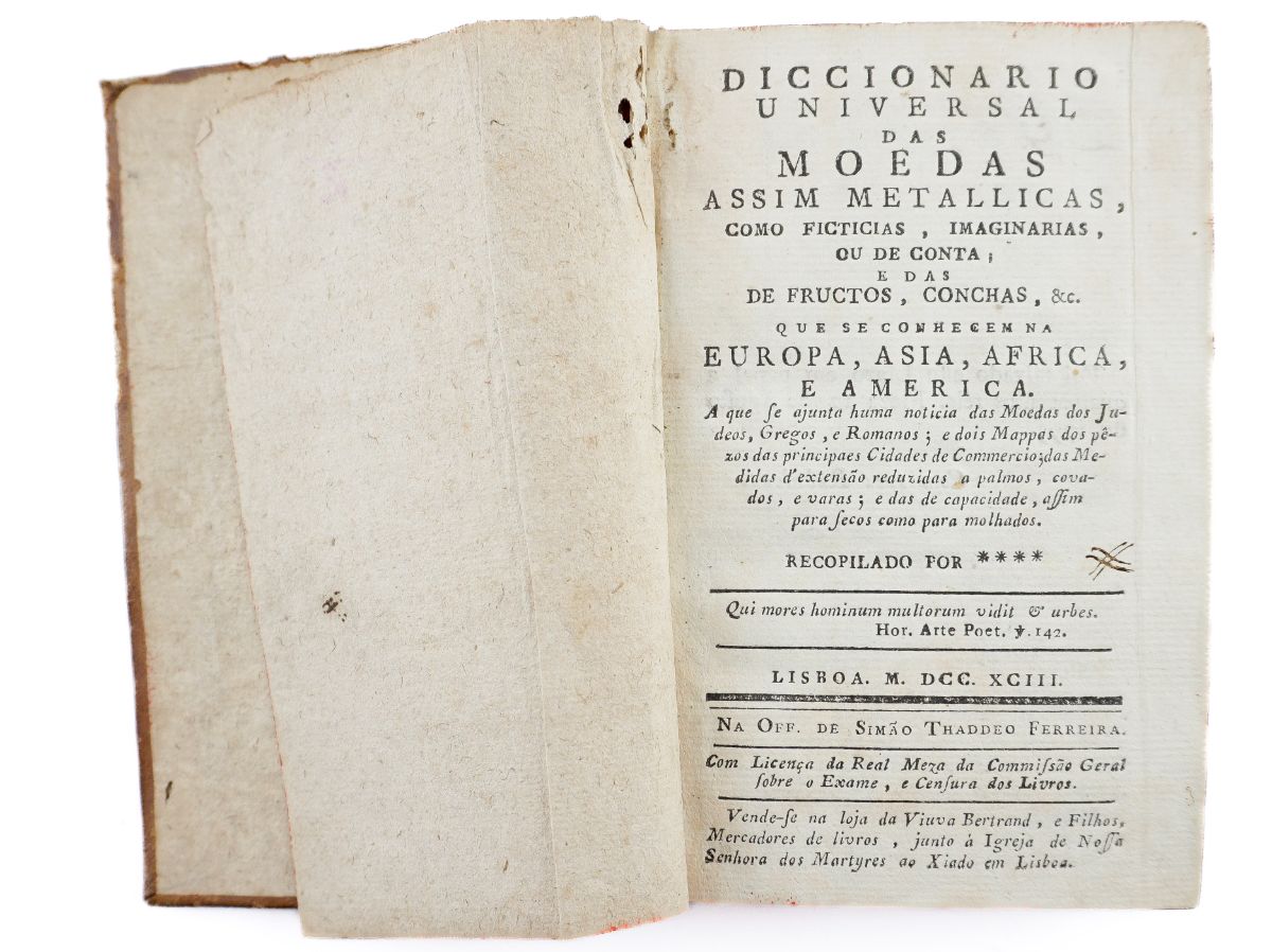 Diccionario Universal das Moedas (1793)
