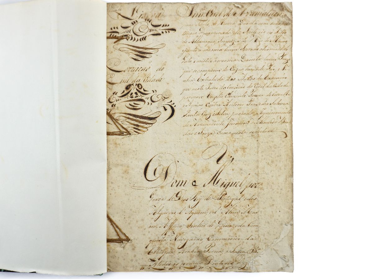 Manuscrito - D. Miguel I