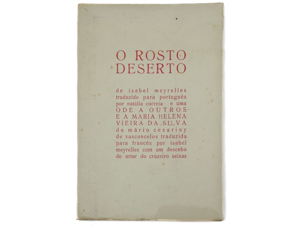Isabel Meyrelles – Mário Cesariny – Cruzeiro Seixas