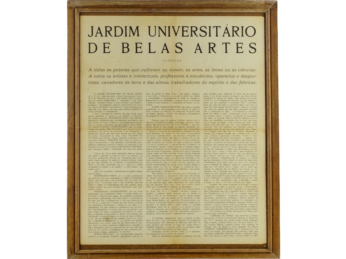 Jardim Universitário de Belas Artes