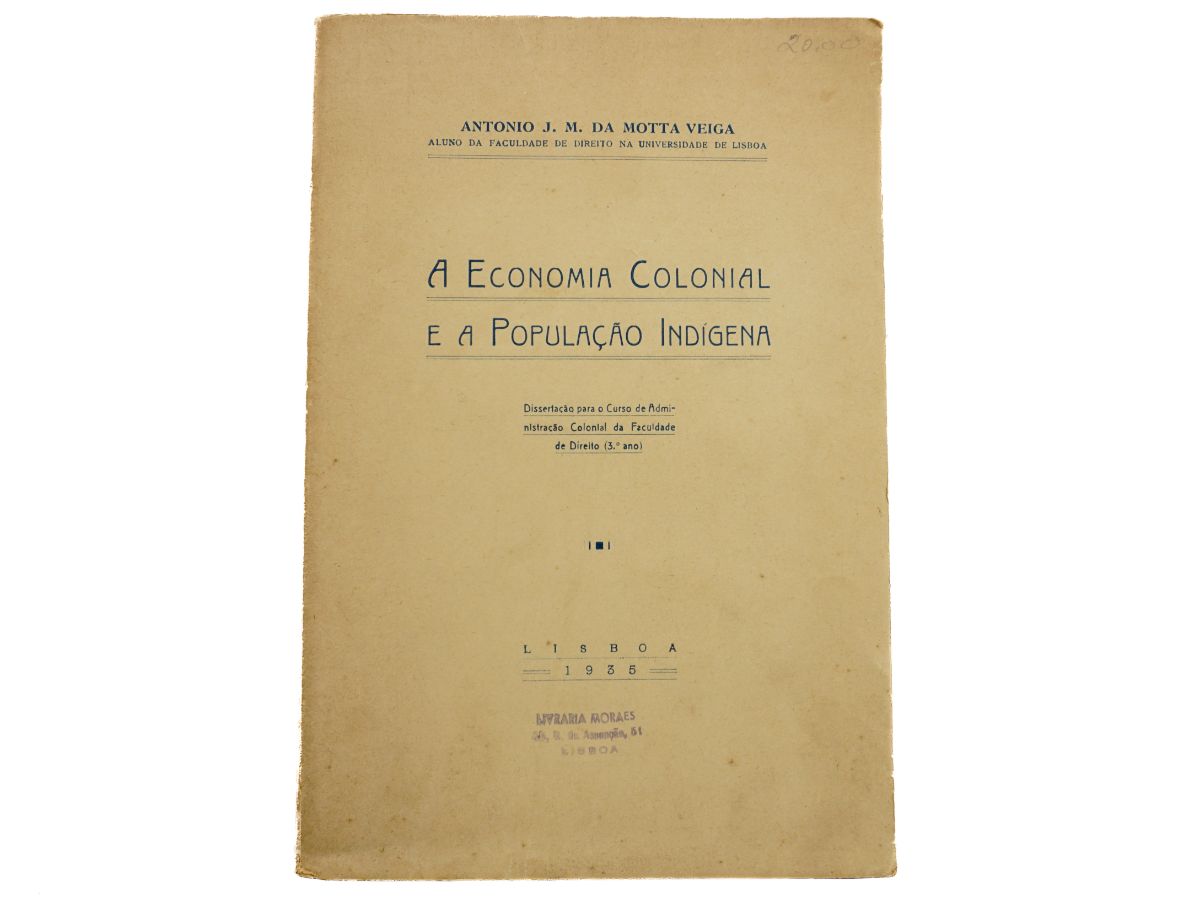 Rara obra de Motta Veiga sobre as colónias (1935)