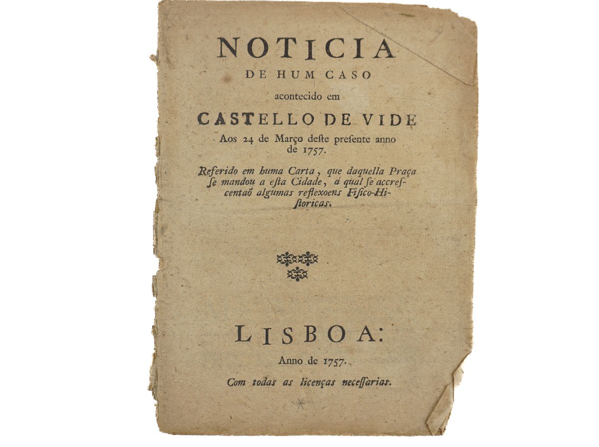 O caso de um nascimento monstruoso em Castelo de Vide em 1757
