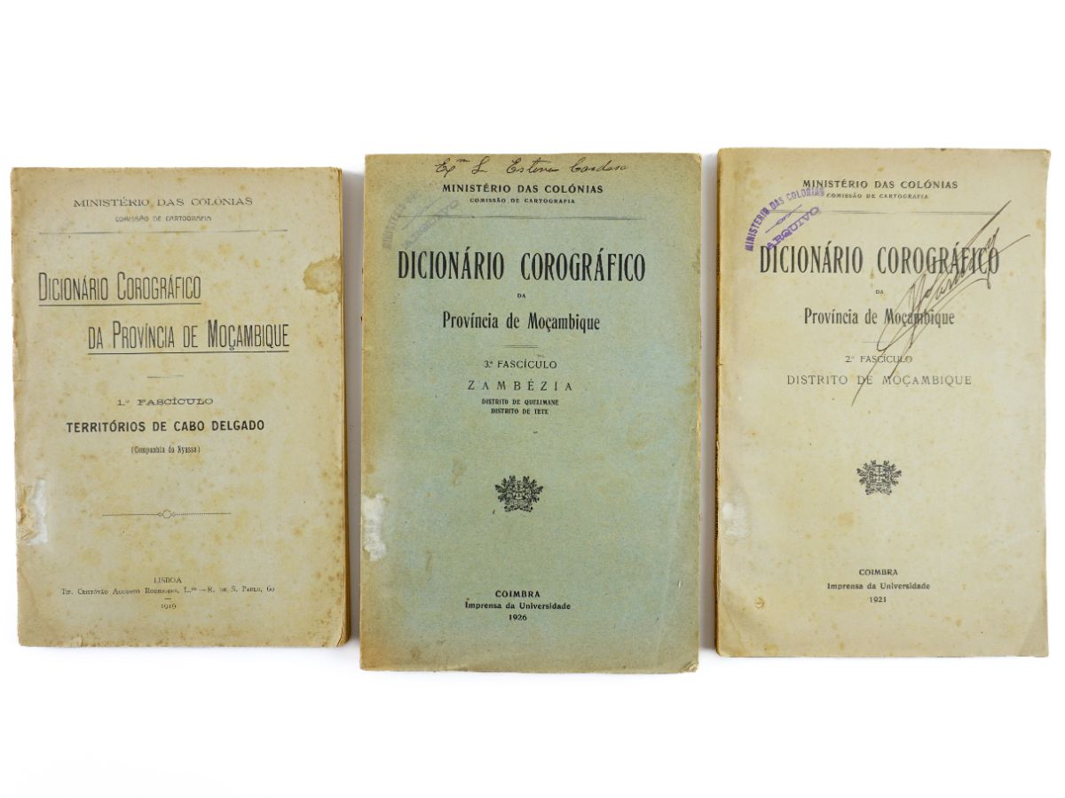 Dicionário corográfico da província de Moçambique