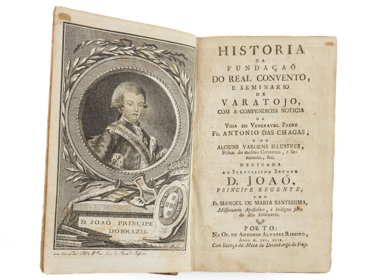 História da Fundação do Real Convento, e Seminario de Varatojo (1799-1800)