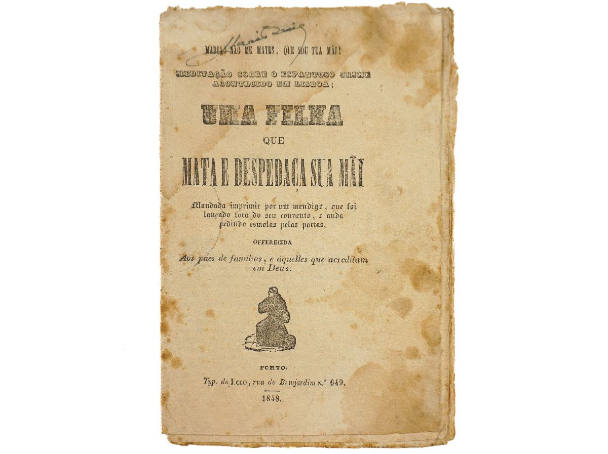 Das mais raras primeiras edições de Camilo Castelo Branco - 1848