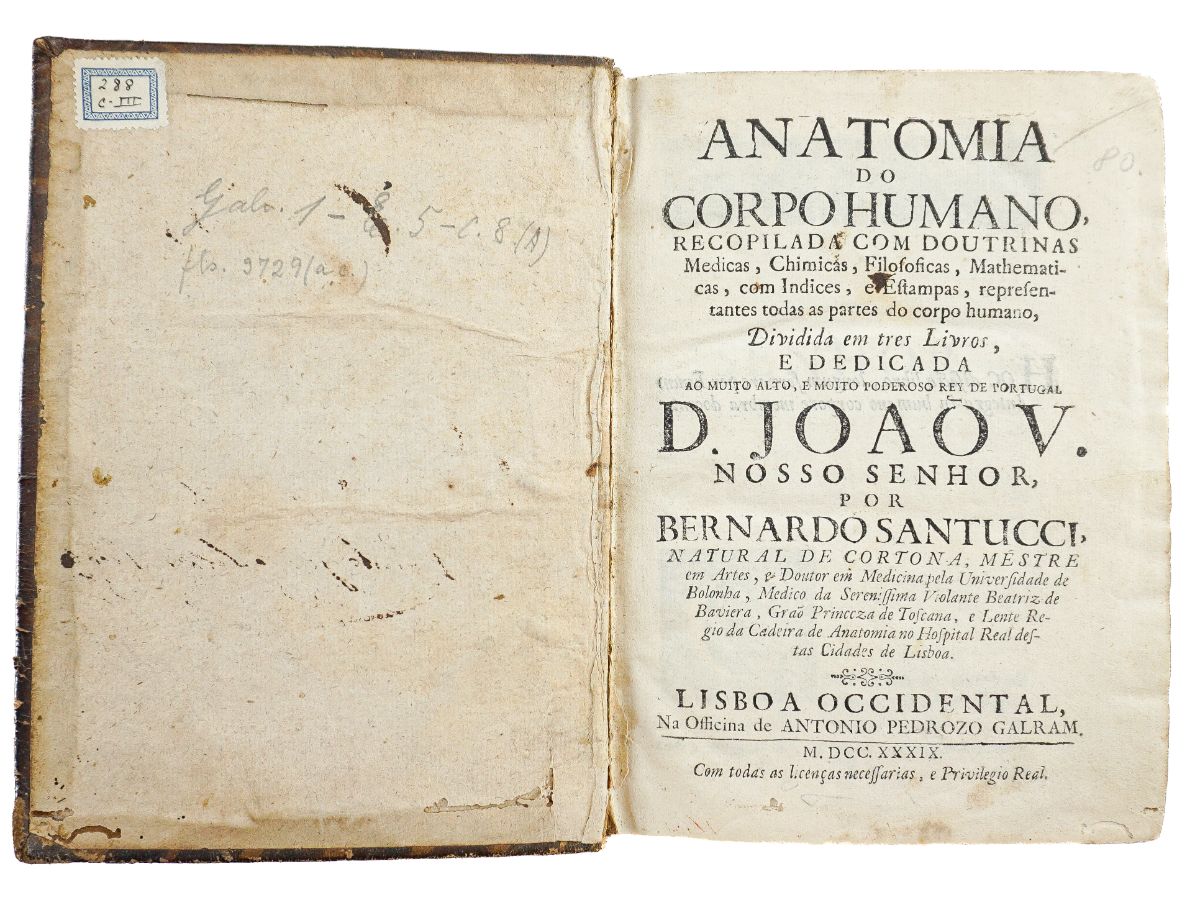 Anatomia do Corpo Humano - 1739