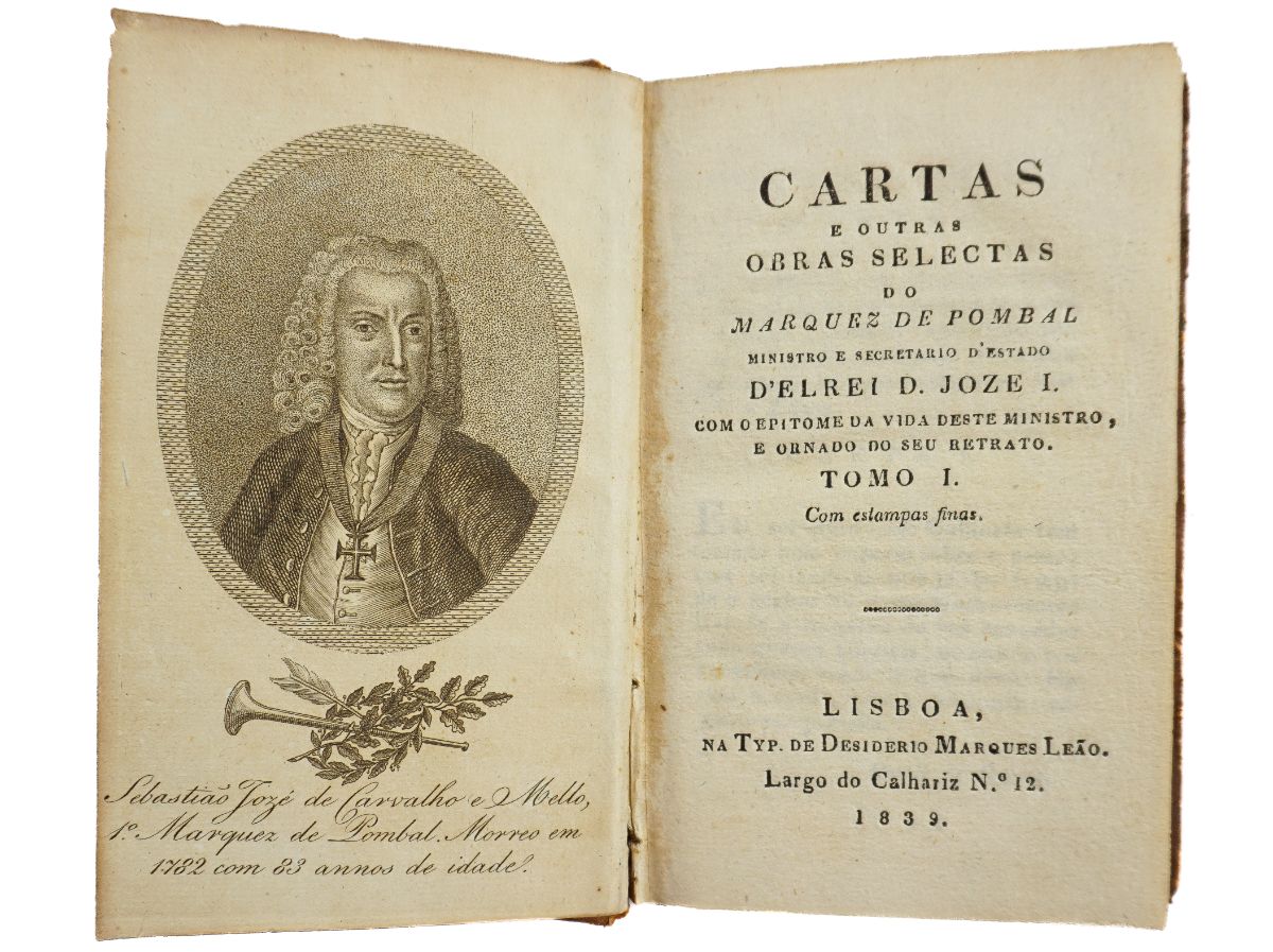 Cartas do Marquês de Pombal - 1836
