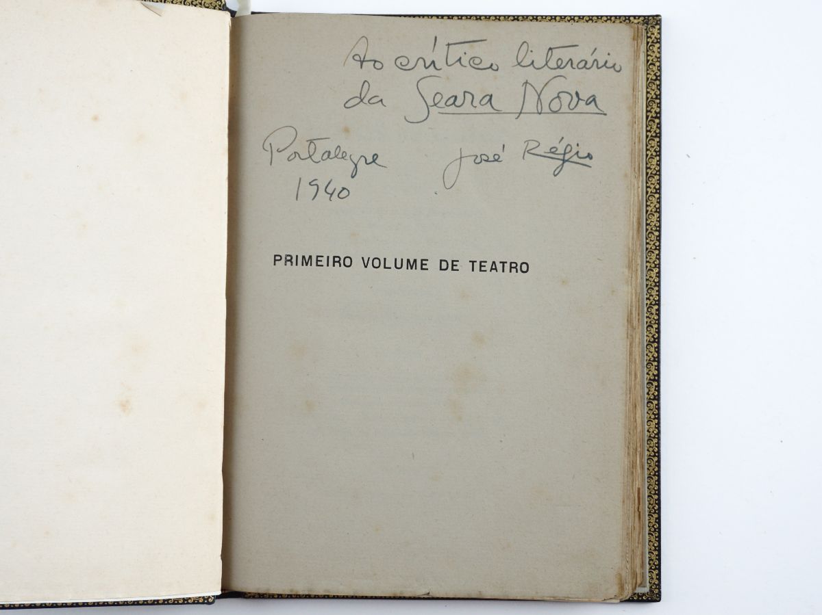 José Régio – com dedicatória