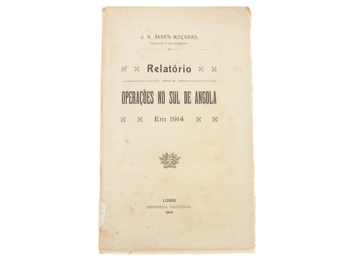 Relatório Sobre as Operações No Sul de Angola em 1914