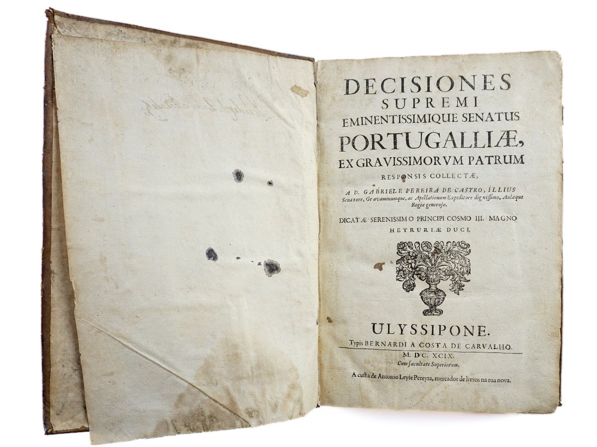 Decisiones supremi, eminentissimique senatus Portugalliae (1699)