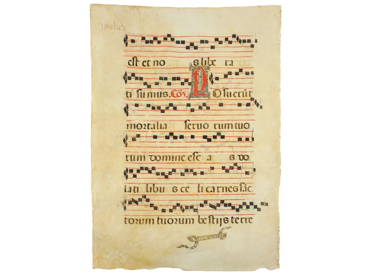 Folha de cantochão