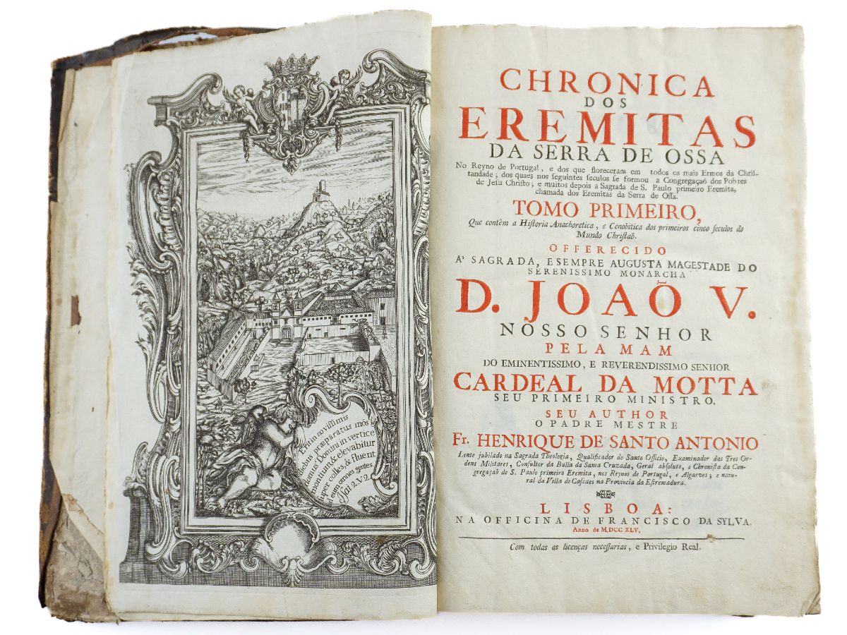 Chronica dos eremitas da Serra de Ossa no Reyno de Portugal (1745-1752)