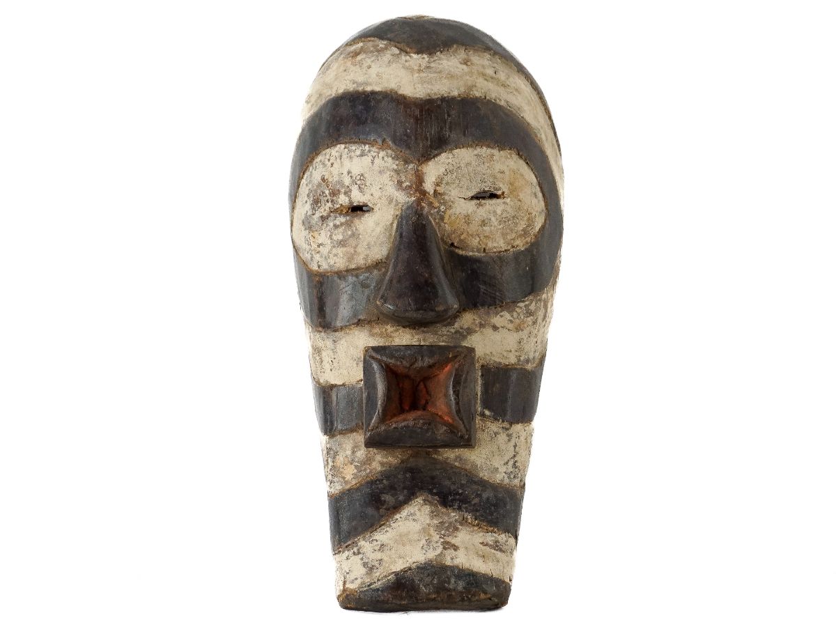 Grande máscara tribal africana KIFWEBE/Songye - RDCongo