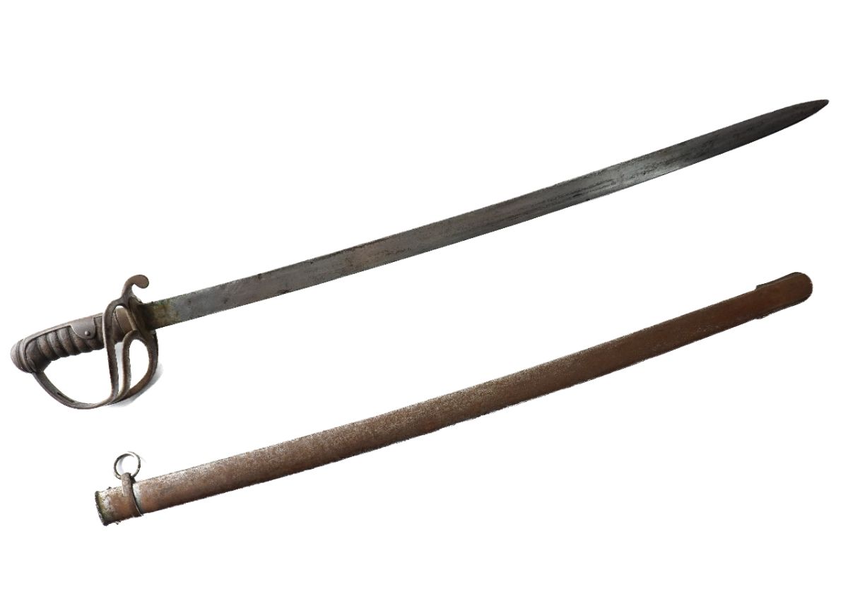 Sabre português para tropas montadas modelo regulamentar de 1872