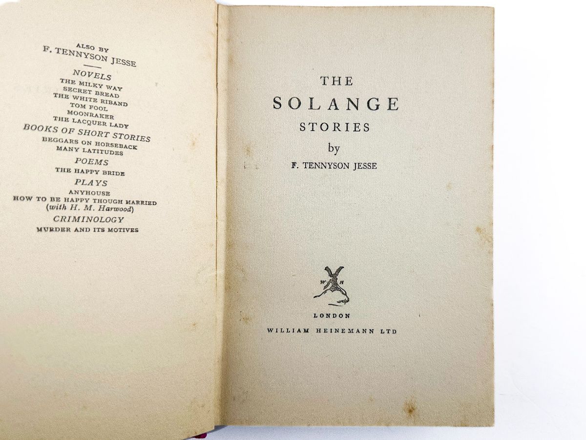 The Solange Stories – Primeira edição