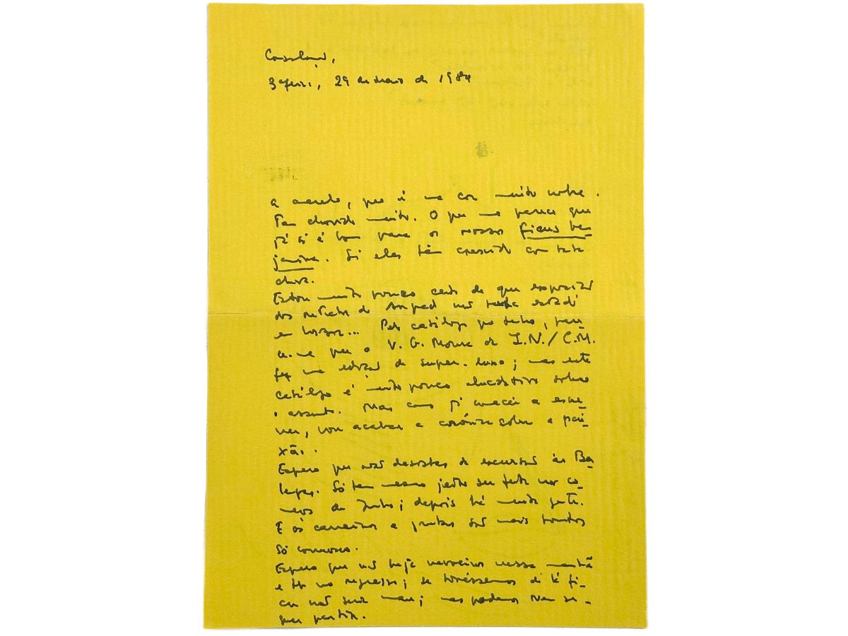 Al Berto – manuscrito e desenho