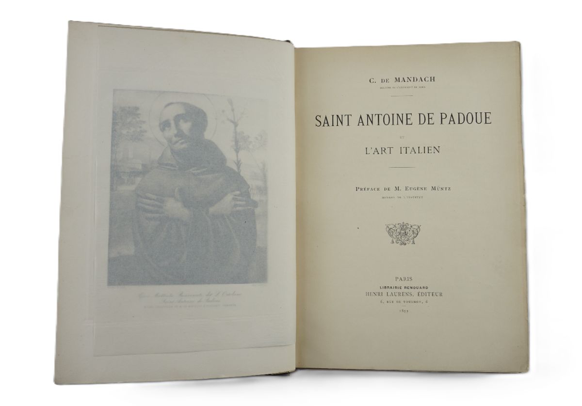 Saint Antoine de Padoue et l'art italien (1899)