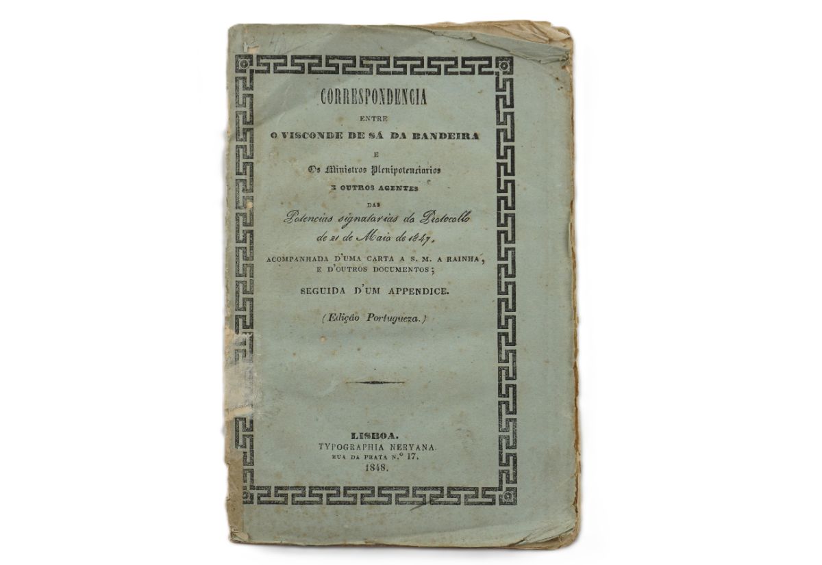 Correspondencia entre o Visconde de Sá da Bandeira e os ministros plenipotenciarios (1848)