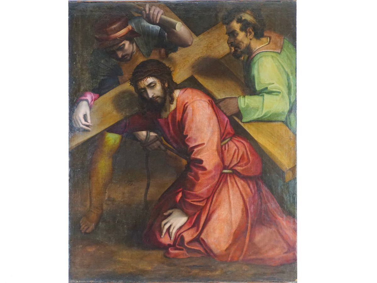Queda de Jesus no calvário