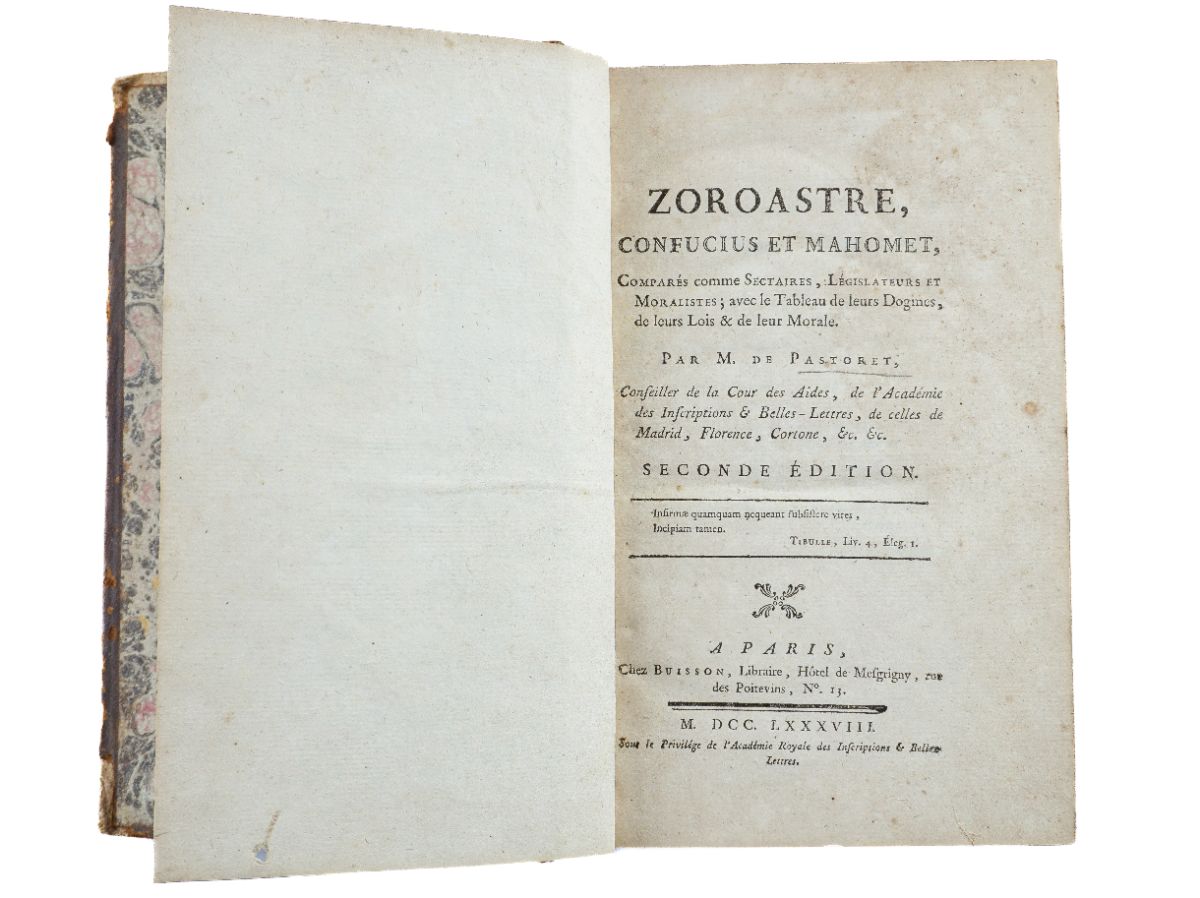 Zoroastre, Confucius et Mahomet (1788)